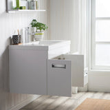 Alpha Floating / Wall Mounted Bathroom Vanity with Acrylic Sink