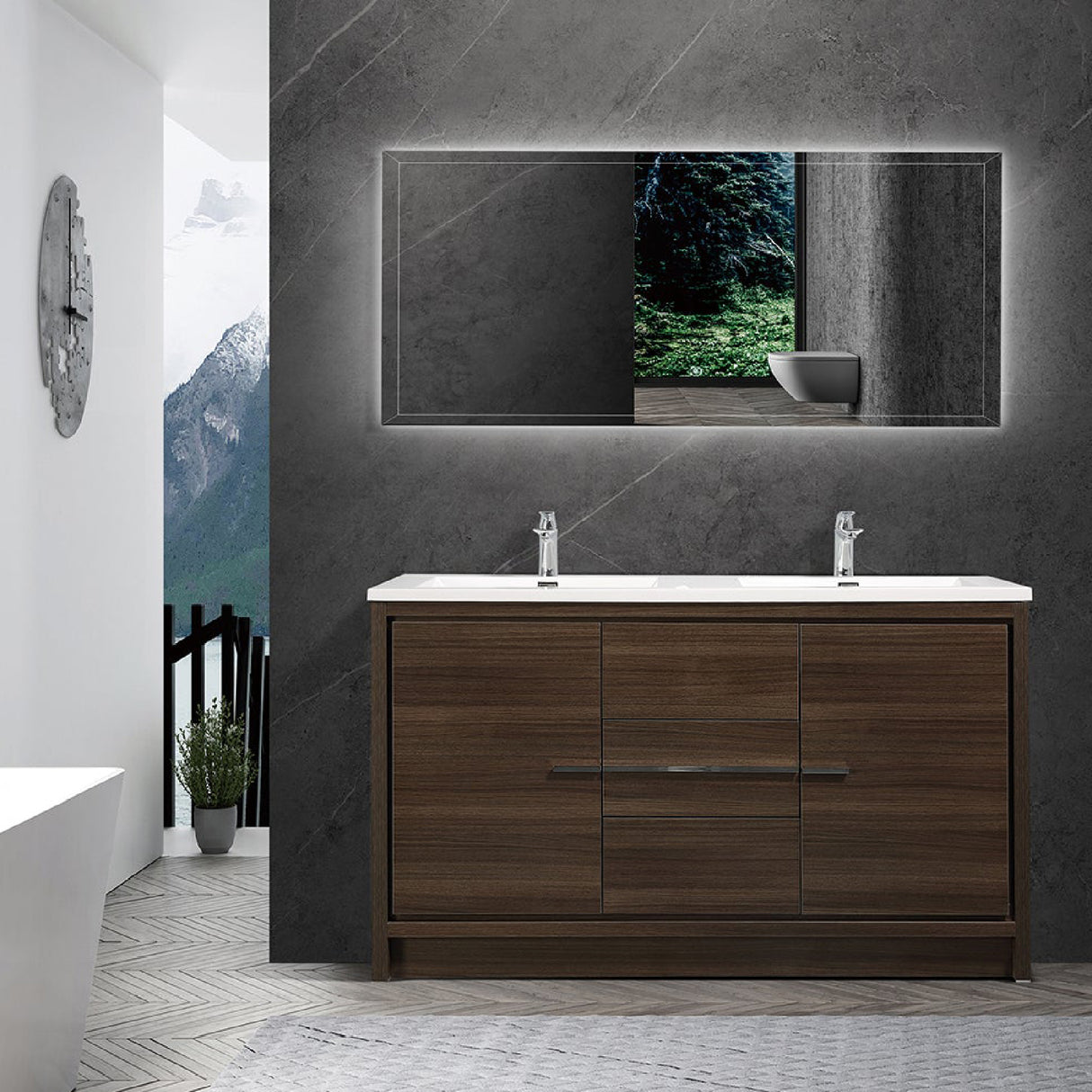 Ashdale Freestanding Bathroom Vanity With Sink, Soft Closing Doors & Drawer - BUILDMYPLACE