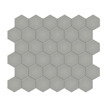 2 In Hexagon Soho Cement Chic Matte Glazed Porcelain Mosaic