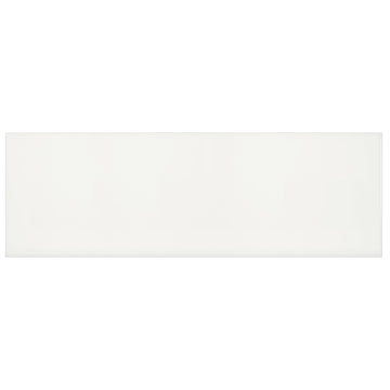 8 X 24 In Soho Canvas White Light Colors Glossy Pressed Glazed Ceramic