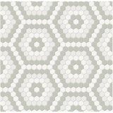 Hexagon Soho Morning Matte Glazed Porcelain Mosaic