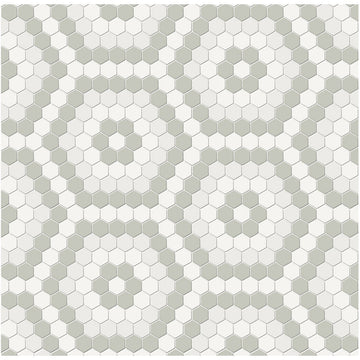 Hexagon Soho Morning Matte Glazed Porcelain Mosaic
