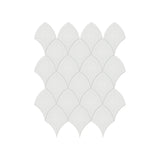 Soho Vintage Grey Glossy Glazed Scallop Porcelain Mosaic