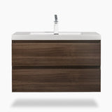 Artland Floating / Wall Mounted Bathroom Vanity With Acrylic Sink