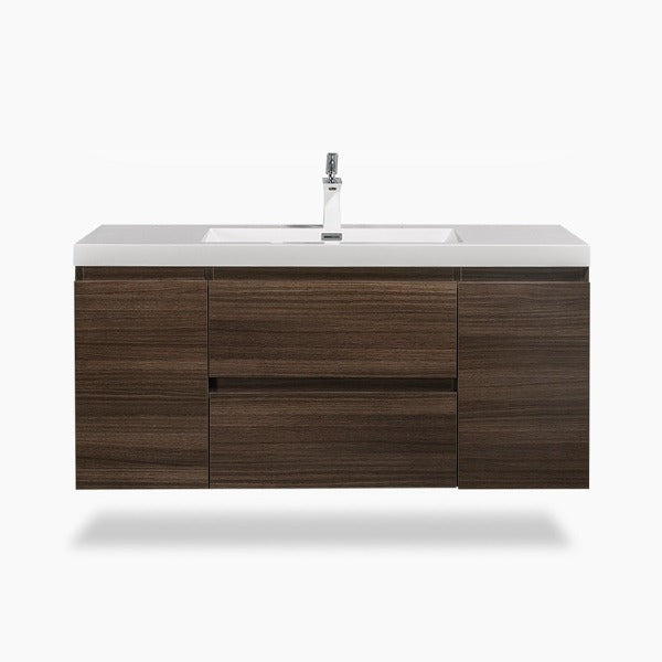 Artland Floating / Wall Mounted Bathroom Vanity With Acrylic Sink