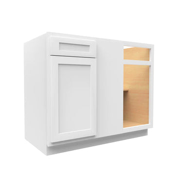 Blind Base Corner Cabinet - 39W x 34-1/2H x 24D - Aria White Shaker