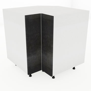 RTA - Rustic Grey - Lazy Susan Base Cabinets | 33"W x 34.5"H x 24"D