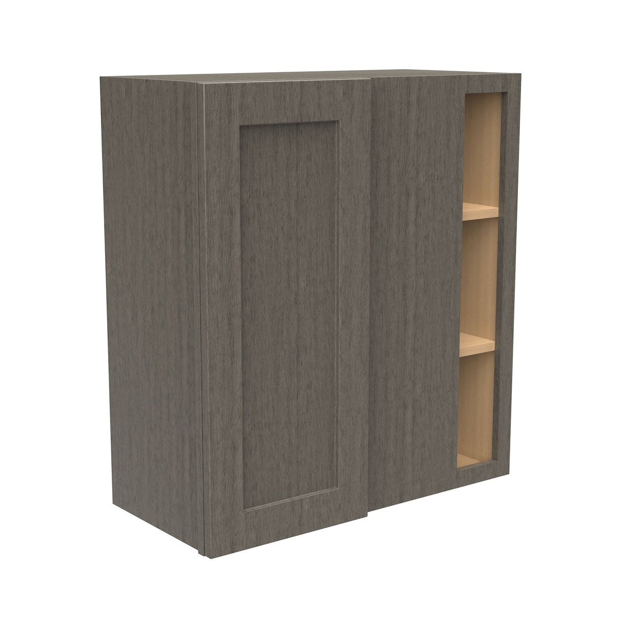 RTA - Elegant Smoky Grey - 30" High Blind Wall Cabinet | 27"W x 30"H x 12"D