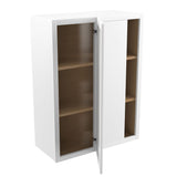 RTA - Park Avenue White - 36" High Blind Wall Cabinet | 27"W x 36"H x 12"D