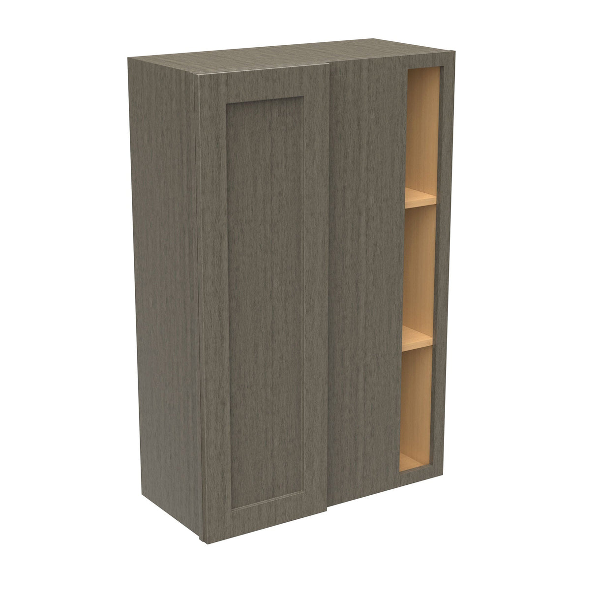 RTA - Elegant Smoky Grey - 42" High Blind Wall Cabinet | 27"W x 42"H x 12"D