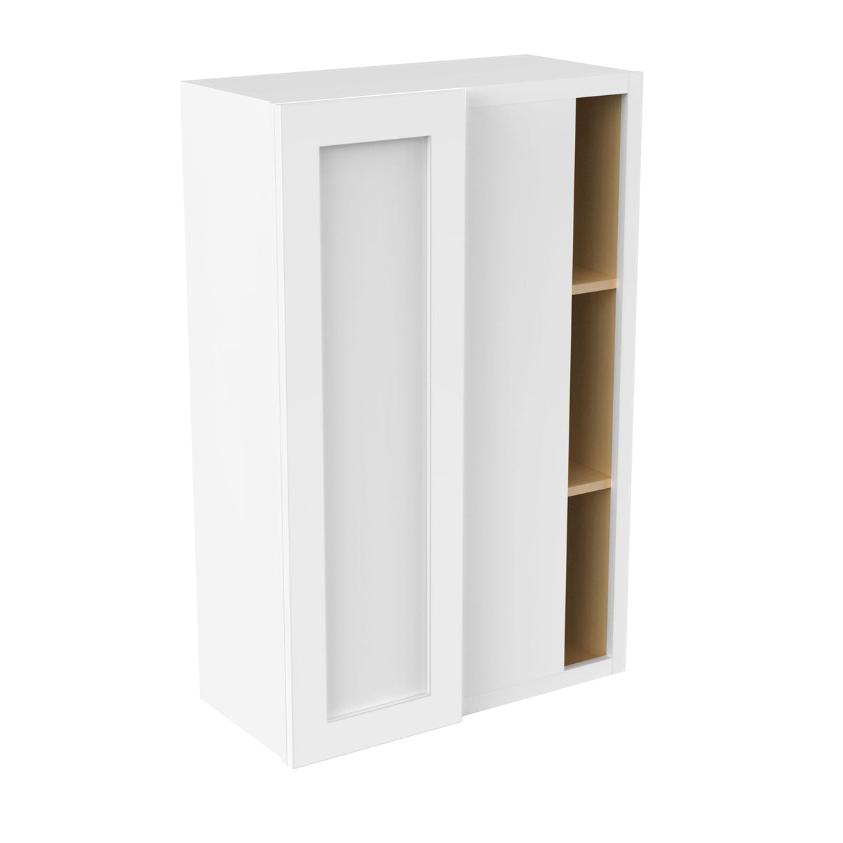 RTA - Elegant White - 42" High Blind Wall Cabinet | 27"W x 42"H x 12"D