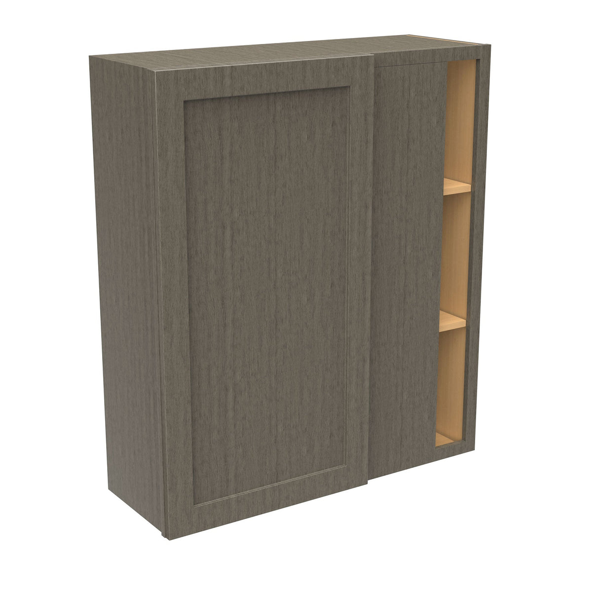 RTA - Elegant Smoky Grey - 42" High Blind Wall Cabinet | 36"W x 42"H x 12"D
