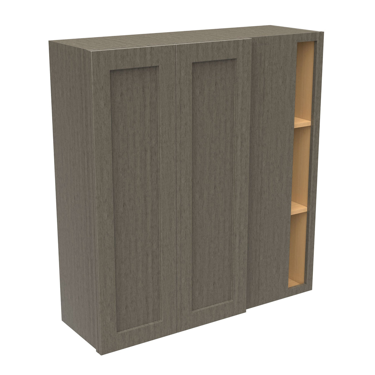 RTA - Elegant Smoky Grey - 42" High Blind Wall Cabinet | 39"W x 42"H x 12"D