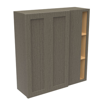 Elegant Smoky Grey - Blind Wall Cabinet | 39