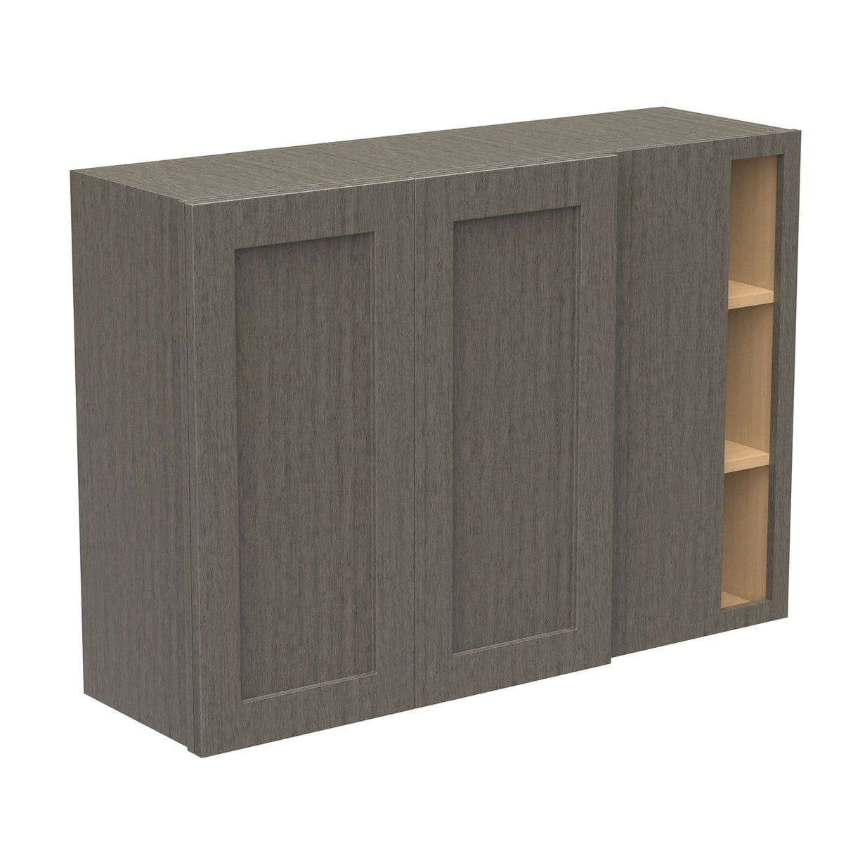 RTA - Elegant Smoky Grey - 30" High Blind Wall Cabinet | 42"W x 30"H x 12"D