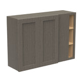 RTA - Elegant Smoky Grey - 30" High Blind Wall Cabinet | 42"W x 30"H x 12"D
