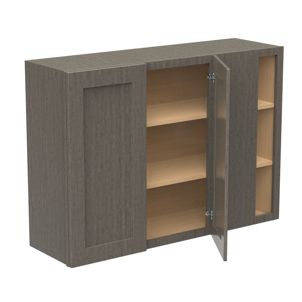 RTA - Elegant Smoky Grey - 30" High Blind Wall Cabinet | 42"W x 30"H x 12"D