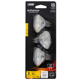 MR16 LED Light Bulbs, Dimmable, GU5.3, Bi-Pin,  Indoor/suitable for Damp Locations, 12V (3 packs)