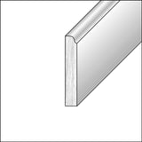 RTA - Richmond White - Base Molding | 96"W x 4.5"H x 0.75"D