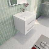 Eastpark Floating / Wall Mounted Bathroom Vanity with Acrylic Sink