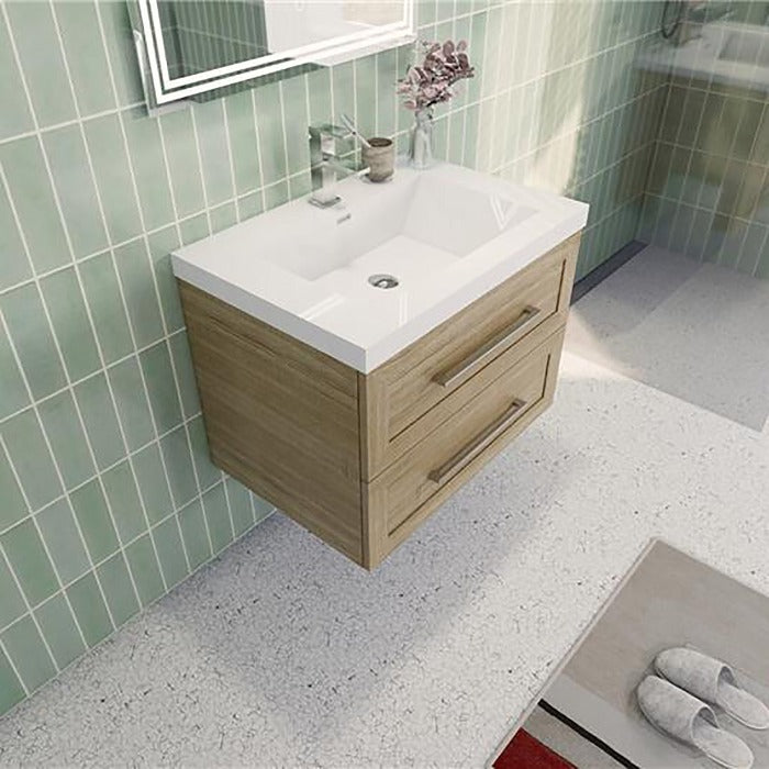 Eastpark Floating / Wall Mounted Bathroom Vanity with Acrylic Sink