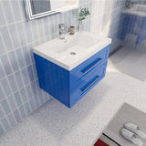 Eastpark Floating / Wall Mounted Bathroom Vanity with Acrylic Sink