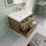 Eastpark Floating / Wall Mounted Bathroom Vanity with Acrylic Sink