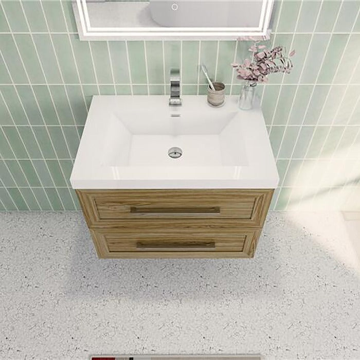 Eastpark Floating / Wall Mounted Bathroom Vanity with Acrylic Sink