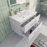 Eastpark Floating / Wall Mounted Bathroom Vanity with Acrylic Sink