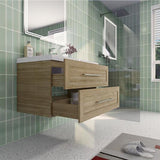 Eastpark Floating / Wall Mounted Bathroom Vanity with Acrylic Sink