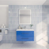 Eastpark Floating / Wall Mounted Bathroom Vanity with Acrylic Sink