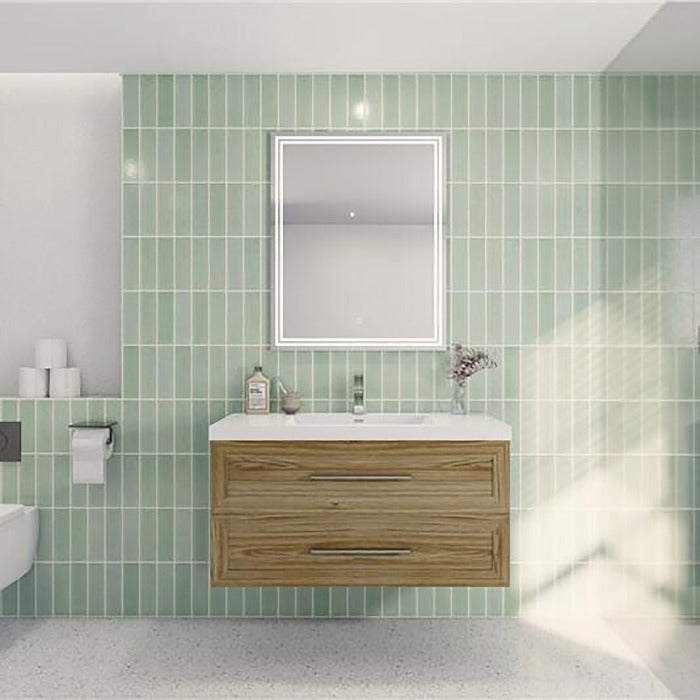 Eastpark Floating / Wall Mounted Bathroom Vanity with Acrylic Sink