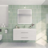 Eastpark Floating / Wall Mounted Bathroom Vanity with Acrylic Sink