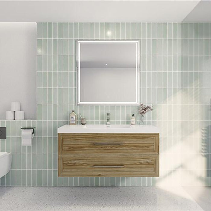 Eastpark Floating / Wall Mounted Bathroom Vanity with Acrylic Sink