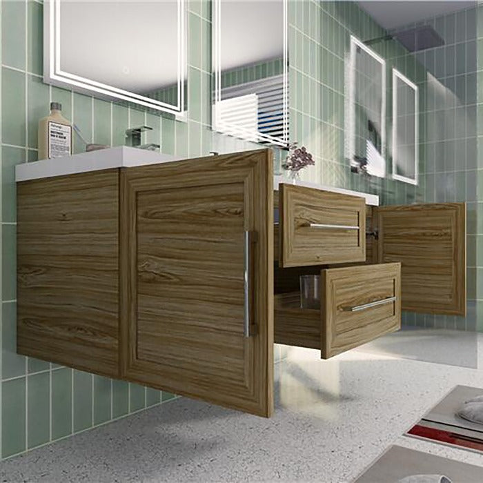 Eastpark Floating / Wall Mounted Bathroom Vanity with Acrylic Sink