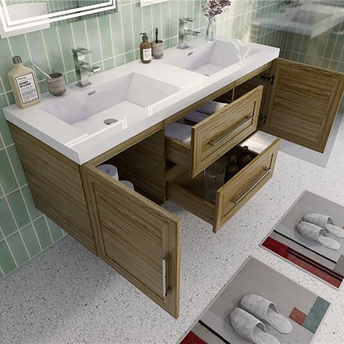 Eastpark Floating / Wall Mounted Bathroom Vanity with Acrylic Sink