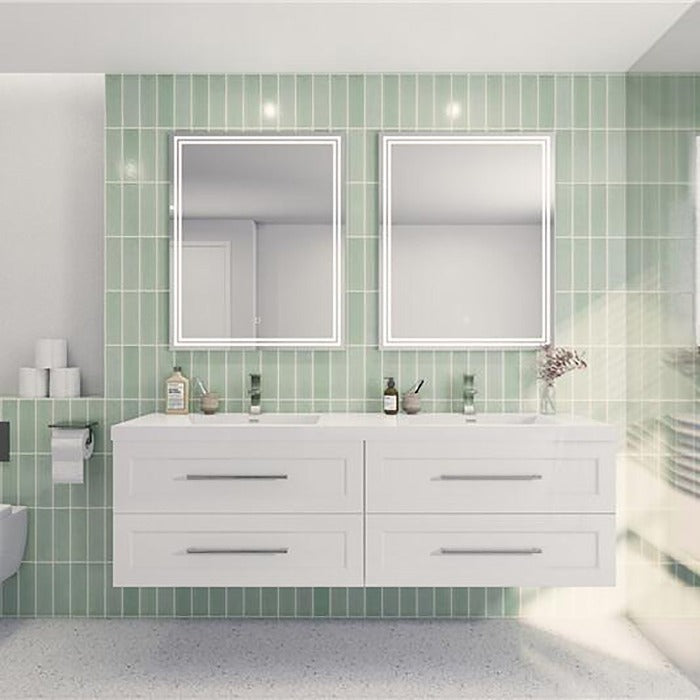 Eastpark Floating / Wall Mounted Bathroom Vanity with Acrylic Sink