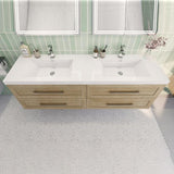 Eastpark Floating / Wall Mounted Bathroom Vanity with Acrylic Sink