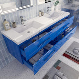 Eastpark Floating / Wall Mounted Bathroom Vanity with Acrylic Sink