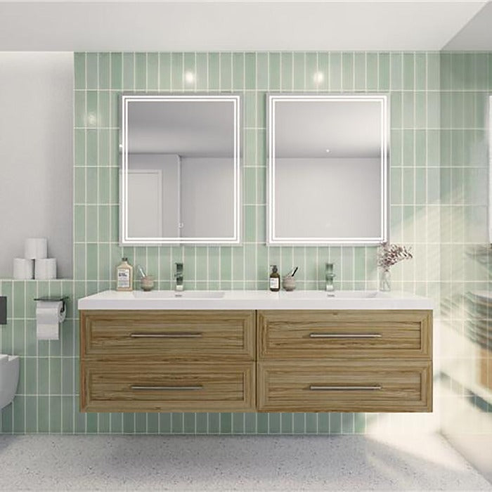 Eastpark Floating / Wall Mounted Bathroom Vanity with Acrylic Sink