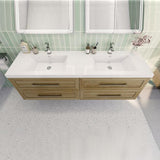 Eastpark Floating / Wall Mounted Bathroom Vanity with Acrylic Sink