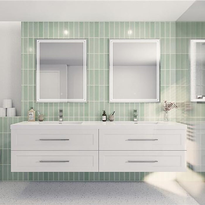 Eastpark Floating / Wall Mounted Bathroom Vanity with Acrylic Sink