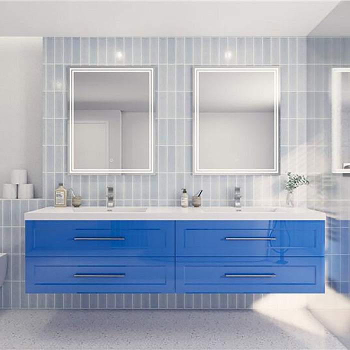 Eastpark Floating / Wall Mounted Bathroom Vanity with Acrylic Sink