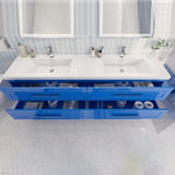 Eastpark Floating / Wall Mounted Bathroom Vanity with Acrylic Sink