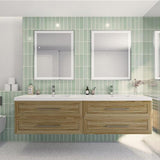 Eastpark Floating / Wall Mounted Bathroom Vanity with Acrylic Sink