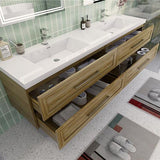 Eastpark Floating / Wall Mounted Bathroom Vanity with Acrylic Sink