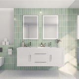 Eastpark Floating / Wall Mounted Bathroom Vanity with Acrylic Sink