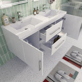 Eastpark Floating / Wall Mounted Bathroom Vanity with Acrylic Sink