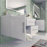 Eastpark Floating / Wall Mounted Bathroom Vanity with Acrylic Sink