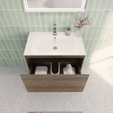 Aipo Floating / Wall Mounted Bathroom Vanity with Acrylic Sink